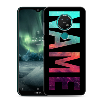 Силиконовый чехол на Nokia 7.2 с принтом NAME