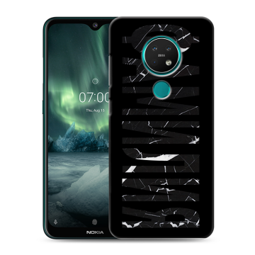 Силиконовый чехол на Nokia 7.2 с принтом ФАМИЛИЯ