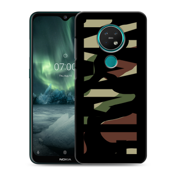 Силиконовый чехол на Nokia 7.2 с принтом NAME