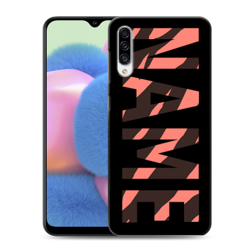 Силиконовый чехол на Samsung Galaxy A30s с принтом NAME