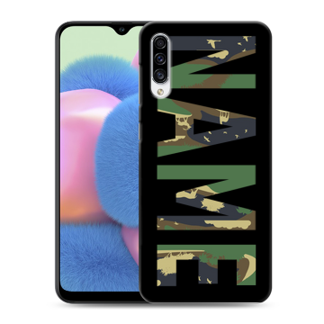 Силиконовый чехол на Samsung Galaxy A30s с принтом NAME
