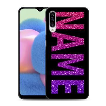 Силиконовый чехол на Samsung Galaxy A30s с принтом NAME