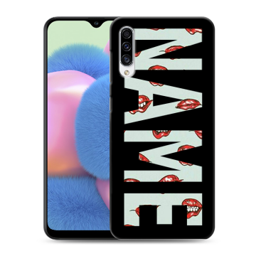 Силиконовый чехол на Samsung Galaxy A30s с принтом NAME