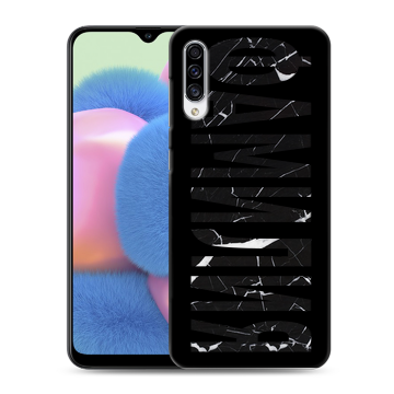 Силиконовый чехол на Samsung Galaxy A30s с принтом ФАМИЛИЯ