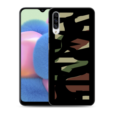 Силиконовый чехол на Samsung Galaxy A30s с принтом NAME