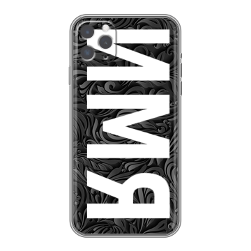 Силиконовый чехол на iPhone 11 Pro с принтом ИМЯ