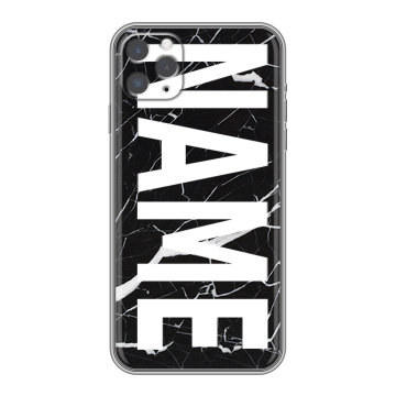 Силиконовый чехол на iPhone 11 Pro с принтом NAME