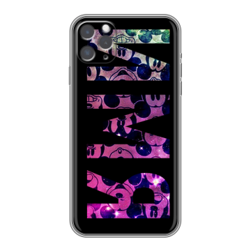 Силиконовый чехол на iPhone 11 Pro с принтом ИМЯ