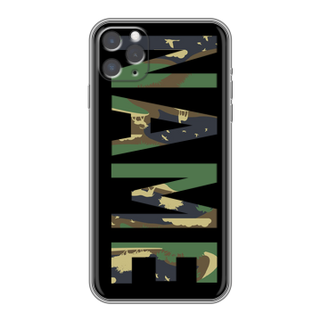 Силиконовый чехол на iPhone 11 Pro с принтом NAME