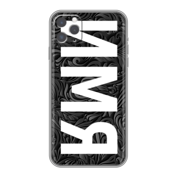 Силиконовый чехол на Iphone 11 Pro Max с принтом ИМЯ