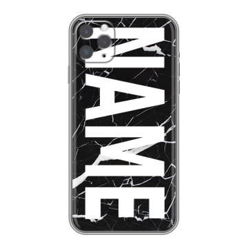 Силиконовый чехол на Iphone 11 Pro Max с принтом NAME