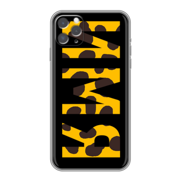 Силиконовый чехол на Iphone 11 Pro Max с принтом ИМЯ