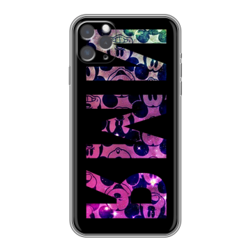 Силиконовый чехол на Iphone 11 Pro Max с принтом ИМЯ