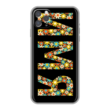 Силиконовый чехол на Iphone 11 Pro Max с принтом ИМЯ