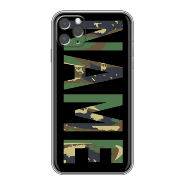 Силиконовый чехол на Iphone 11 Pro Max с принтом NAME