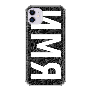 Силиконовый чехол на Iphone 11 с принтом ИМЯ