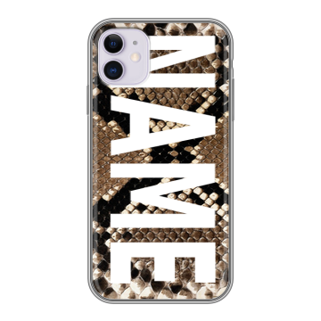 Силиконовый чехол на Iphone 11 с принтом NAME