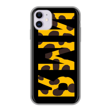 Силиконовый чехол на Iphone 11 с принтом ИМЯ