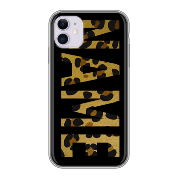 Силиконовый чехол на Iphone 11 с принтом NAME