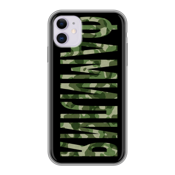 Силиконовый чехол на Iphone 11 с принтом ФАМИЛИЯ