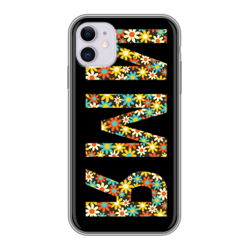 Силиконовый чехол на Iphone 11 с принтом ИМЯ