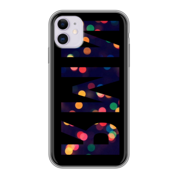 Силиконовый чехол на Iphone 11 с принтом ИМЯ