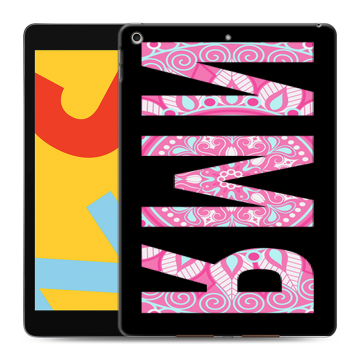 Силиконовый чехол на Ipad 10.2 (2019) с принтом ИМЯ