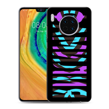 Силиконовый чехол на Huawei Mate 30 с принтом ФАМИЛИЯ