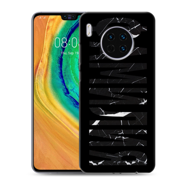 Силиконовый чехол на Huawei Mate 30 с принтом ФАМИЛИЯ