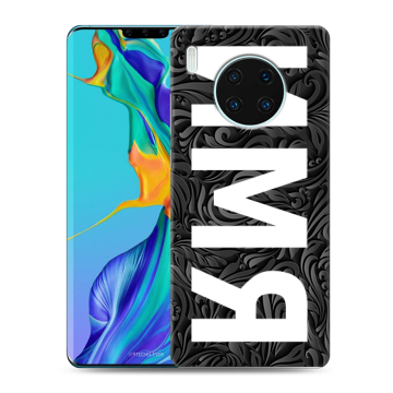 Силиконовый чехол на Huawei Mate 30 Pro с принтом ИМЯ