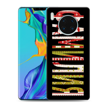 Силиконовый чехол на Huawei Mate 30 Pro с принтом ФАМИЛИЯ