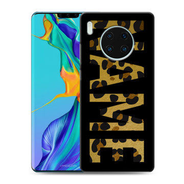 Силиконовый чехол на Huawei Mate 30 Pro с принтом NAME