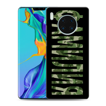 Силиконовый чехол на Huawei Mate 30 Pro с принтом ФАМИЛИЯ