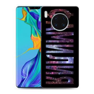 Силиконовый чехол на Huawei Mate 30 Pro с принтом ФАМИЛИЯ