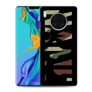 Силиконовый чехол на Huawei Mate 30 Pro с принтом NAME