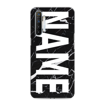 Силиконовый противоударный чехол на Realme XT с принтом NAME
