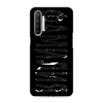 Силиконовый противоударный чехол на Realme XT с принтом ФАМИЛИЯ