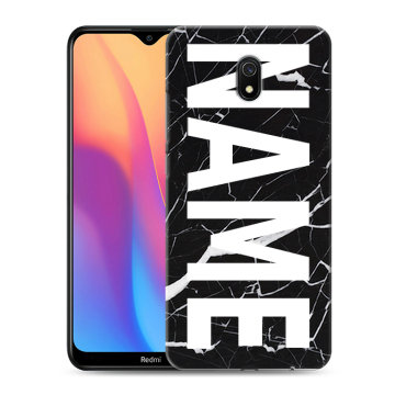 Силиконовый противоударный чехол на Xiaomi RedMi 8A с принтом NAME