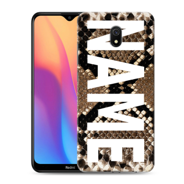 Силиконовый противоударный чехол на Xiaomi RedMi 8A с принтом NAME