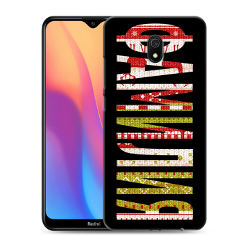 Силиконовый противоударный чехол на Xiaomi RedMi 8A с принтом ФАМИЛИЯ