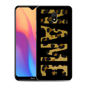 Силиконовый противоударный чехол на Xiaomi RedMi 8A с принтом NAME