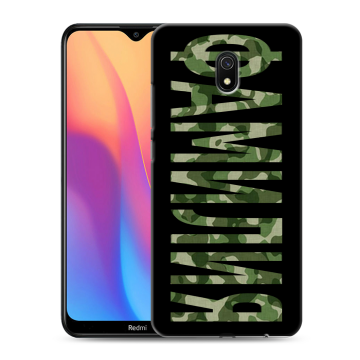 Силиконовый противоударный чехол на Xiaomi RedMi 8A с принтом ФАМИЛИЯ
