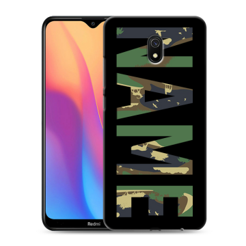 Силиконовый противоударный чехол на Xiaomi RedMi 8A с принтом NAME