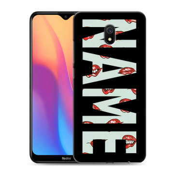 Силиконовый противоударный чехол на Xiaomi RedMi 8A с принтом NAME