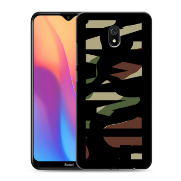 Силиконовый противоударный чехол на Xiaomi RedMi 8A с принтом NAME