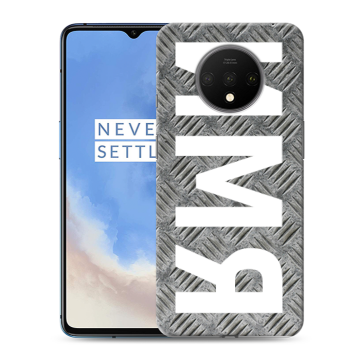 Силиконовый чехол на OnePlus 7T с принтом ИМЯ