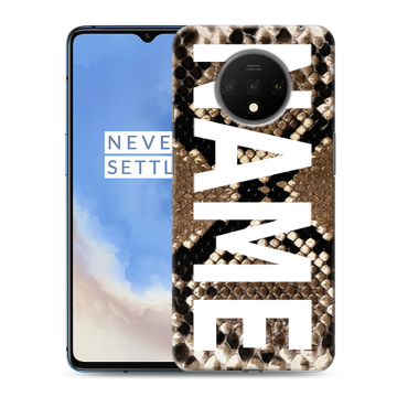 Силиконовый чехол на OnePlus 7T с принтом NAME