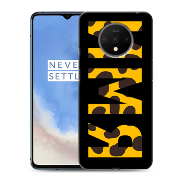 Силиконовый чехол на OnePlus 7T с принтом ИМЯ
