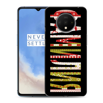 Силиконовый чехол на OnePlus 7T с принтом ФАМИЛИЯ