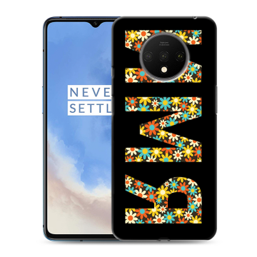 Силиконовый чехол на OnePlus 7T с принтом ИМЯ